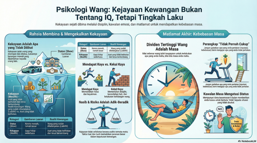 infografik tentang psikologi wang